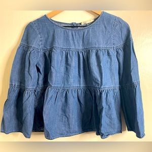 Madewell Denim Top Small